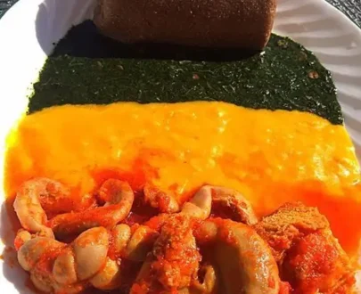 Abula gbegiri & ewedu combo