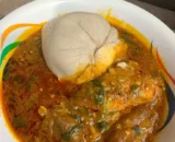 Banku + Okra Soup