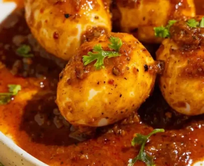 Peppered Sauce and boiled egg