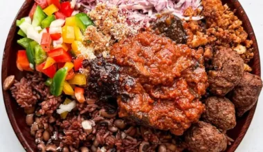 Wakye + Stew + Veg